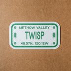 Twisp License Plate Sticker