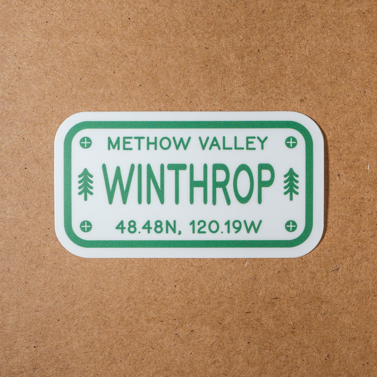 Winthrop License Plate Sticker