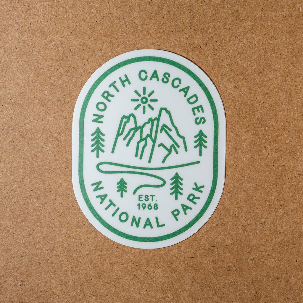 North Cascades Liberty Bell Sticker