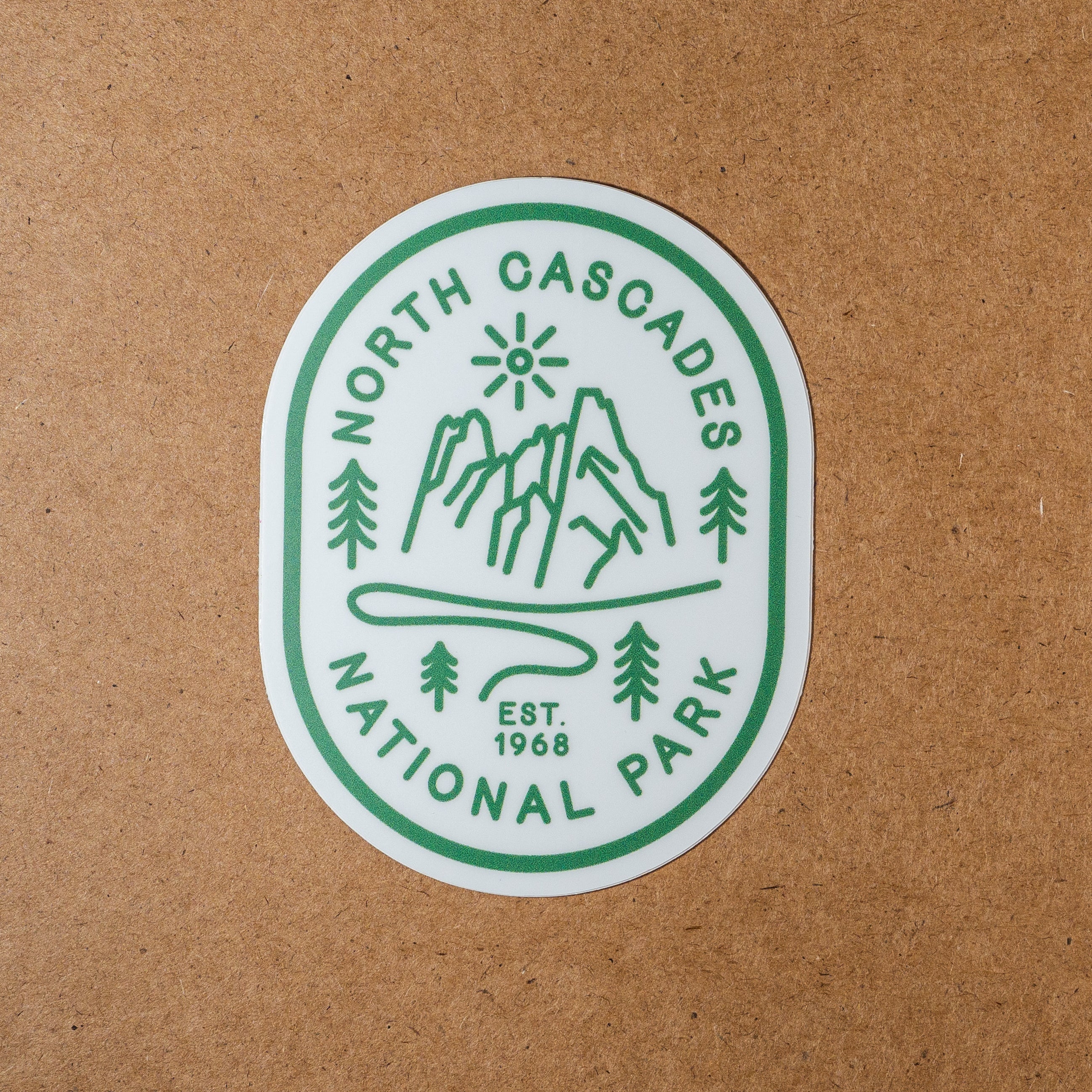 North Cascades Liberty Bell Sticker