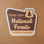 Fund Our National Forests Sticker (v1)